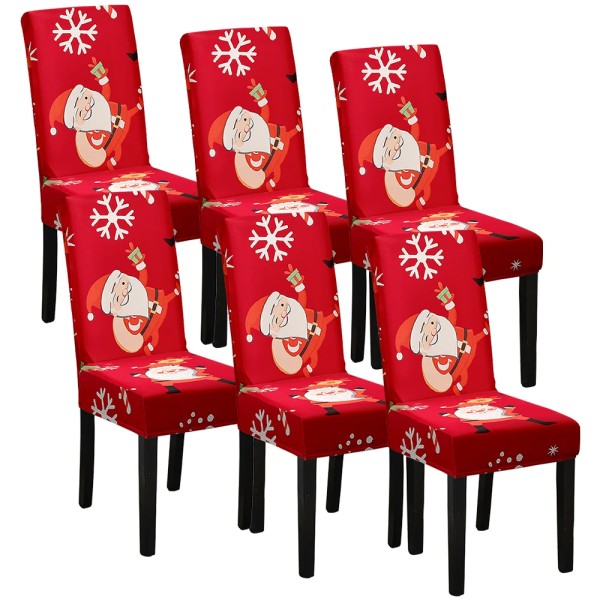 Świąteczne pokrowce na krzesła