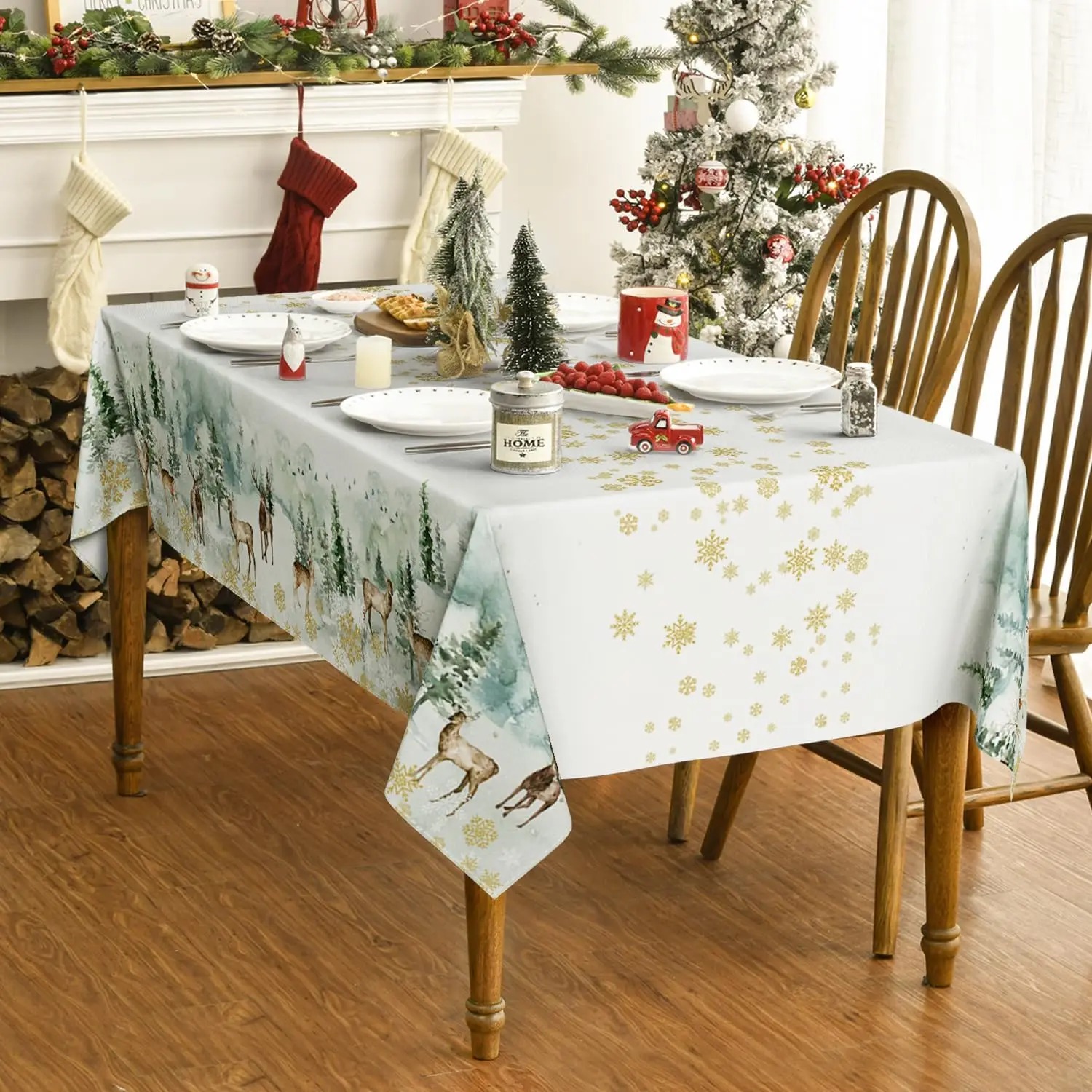 Obrus świąteczny bożonarodzeniowy