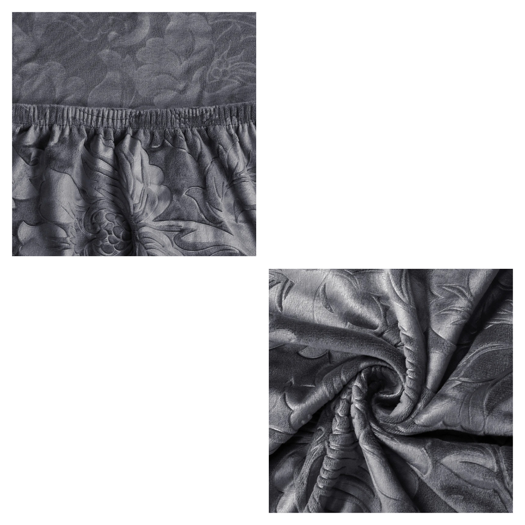 Aksamitny pokrowiec na krzeslo