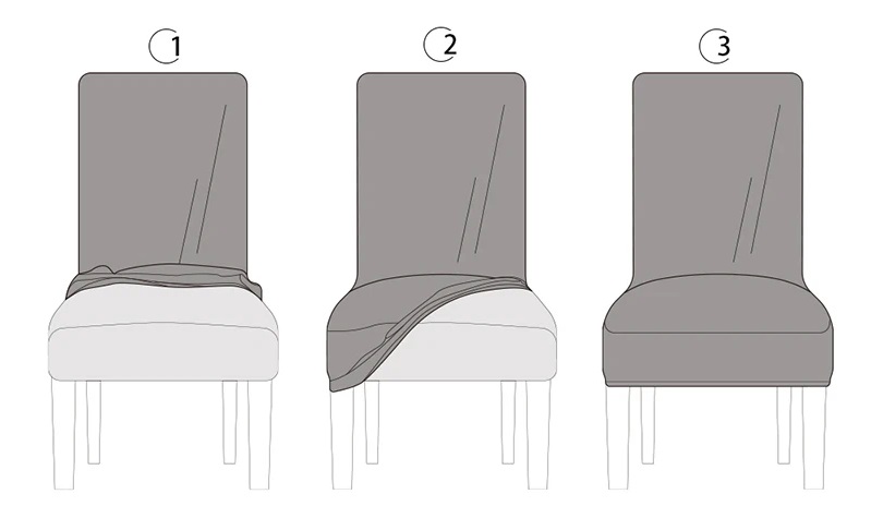 Jak założyc pokrowiec na krzesło barowe - hotelowe