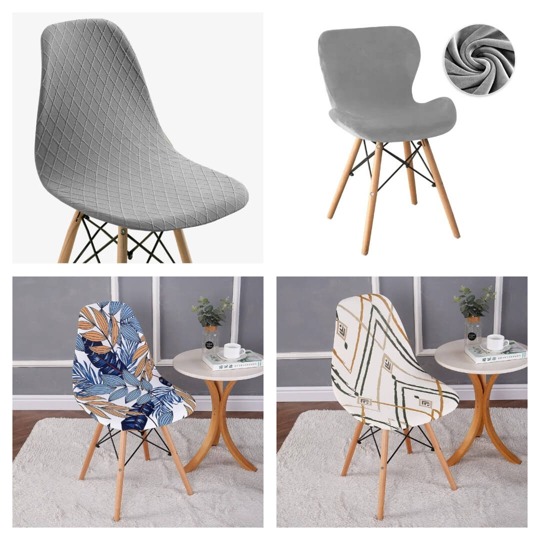 Wzory i kolory pokrowców na krzesła skandynawskie