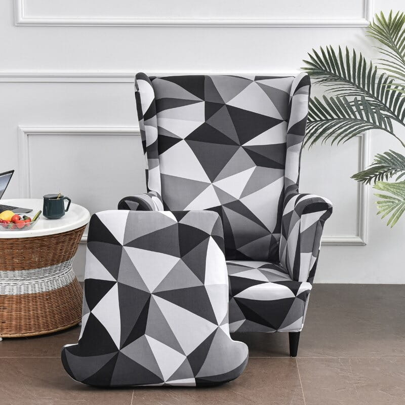 Pokrowiec na uszak w geometryczne wzory