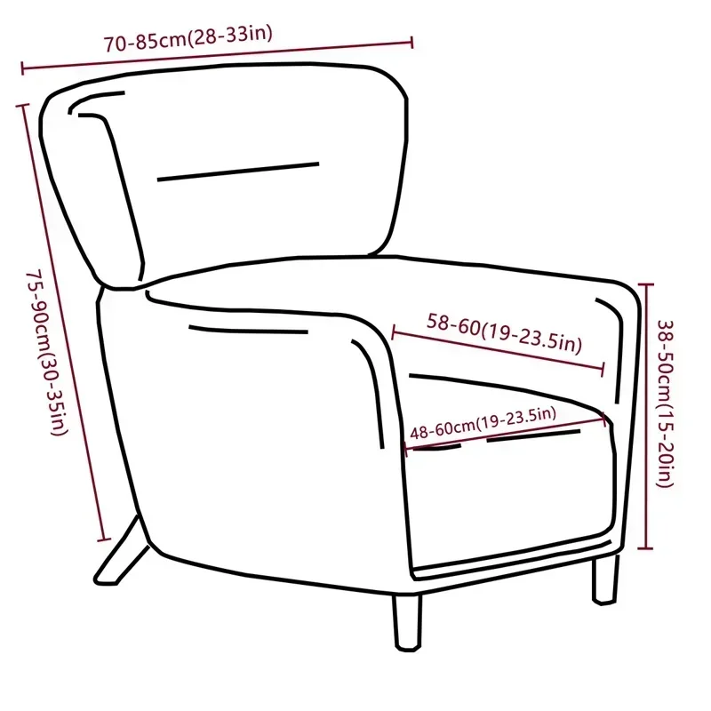 Jak zmierzyć pokrowiec na fotel uszak ikea oskarshamn