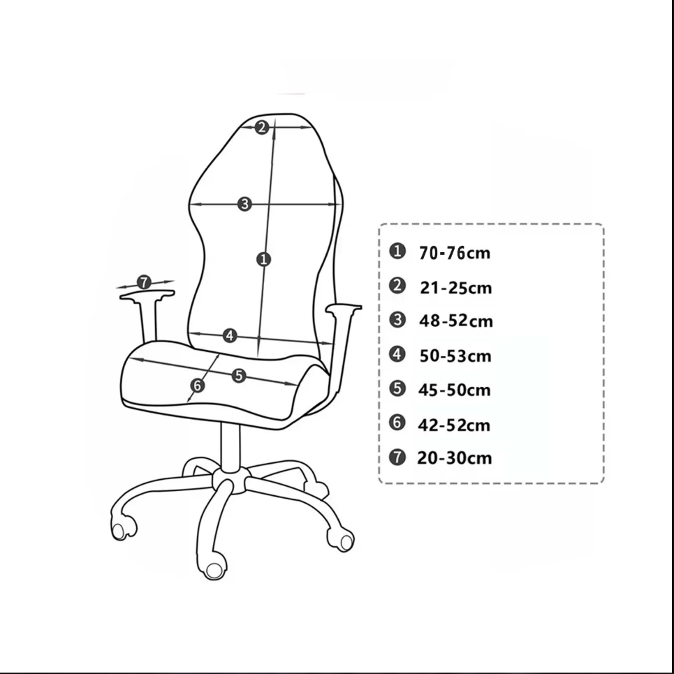Wymiary pokrowca na fotel gamingowy