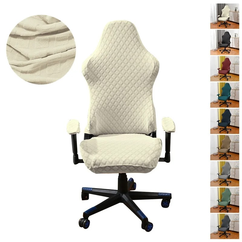 pokrowiec na fotel biurowy - rozne kolory i prezentacja pokrowca