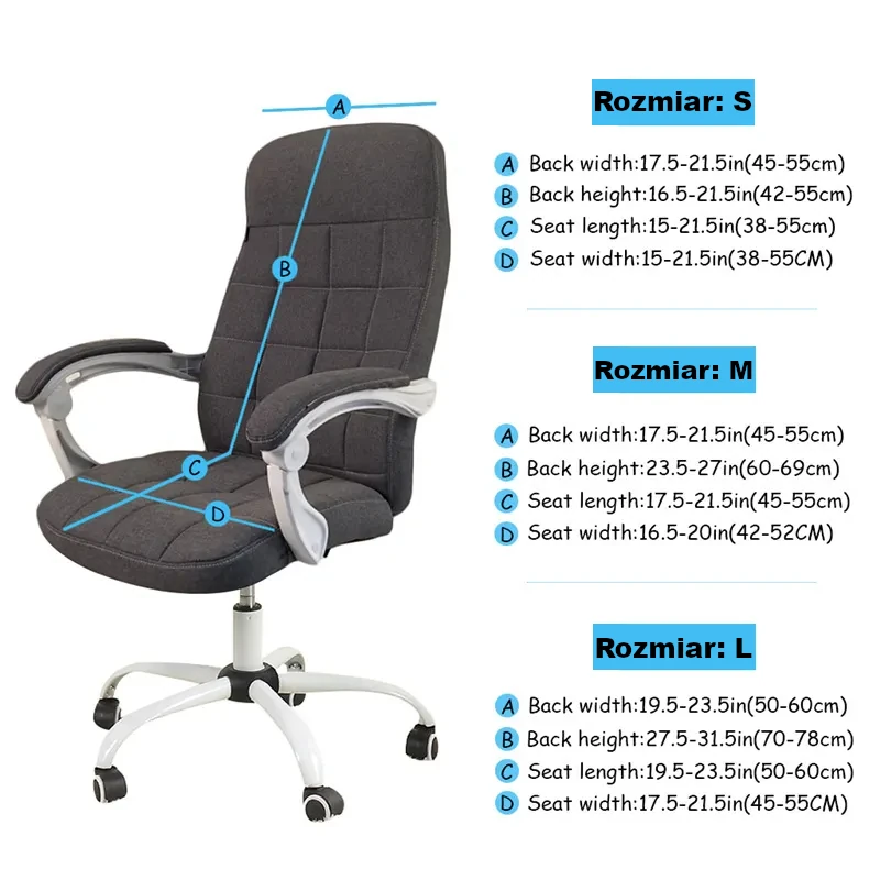 Wymiary pokrowca na fotel gamingowy