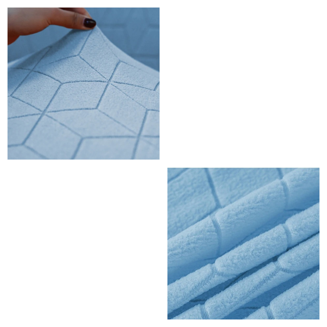 Pokrowiec na fotel klubowy - materiał z bliska