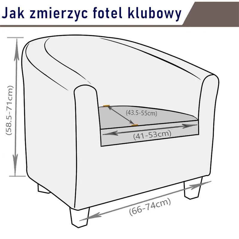 Jak zmierzyc fotel klubowy