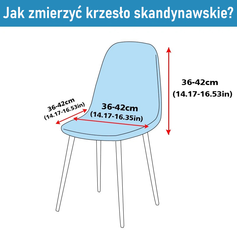 Jak mierzyc krzesło skandynawskie