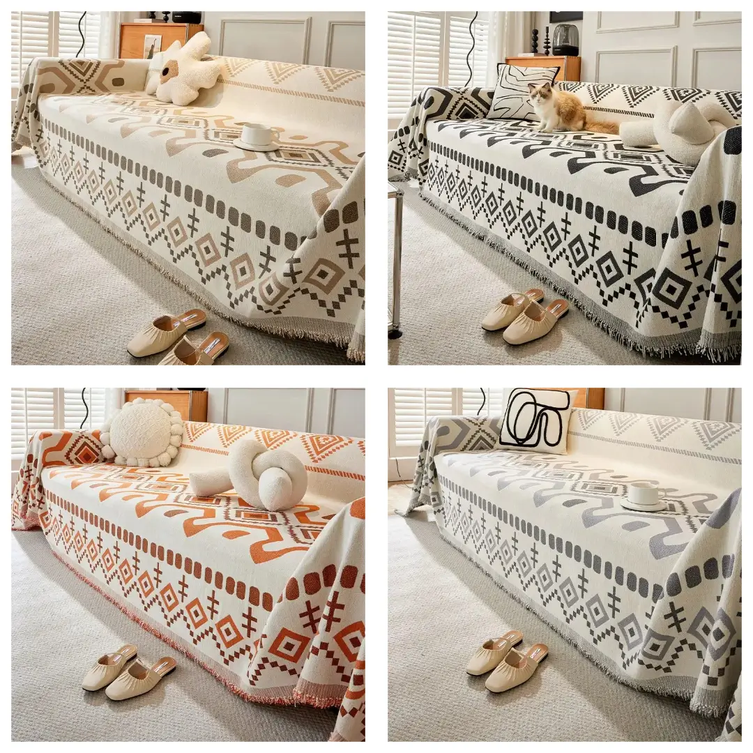 Narzuta na kanapę w stylu boho