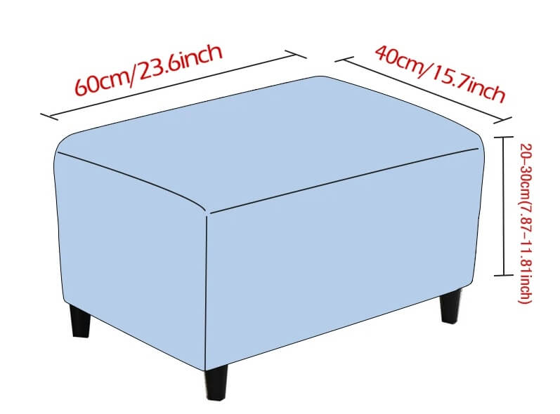 Jak mierzyc podnóżek - pufę