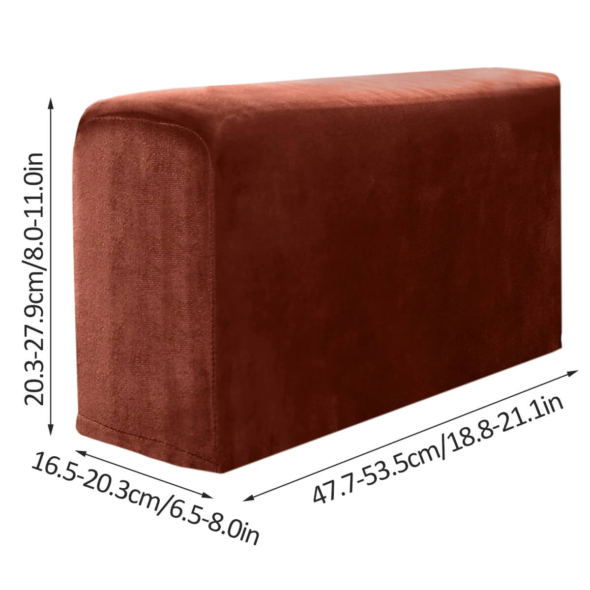 Wymiary pokrowców na boki kanapy