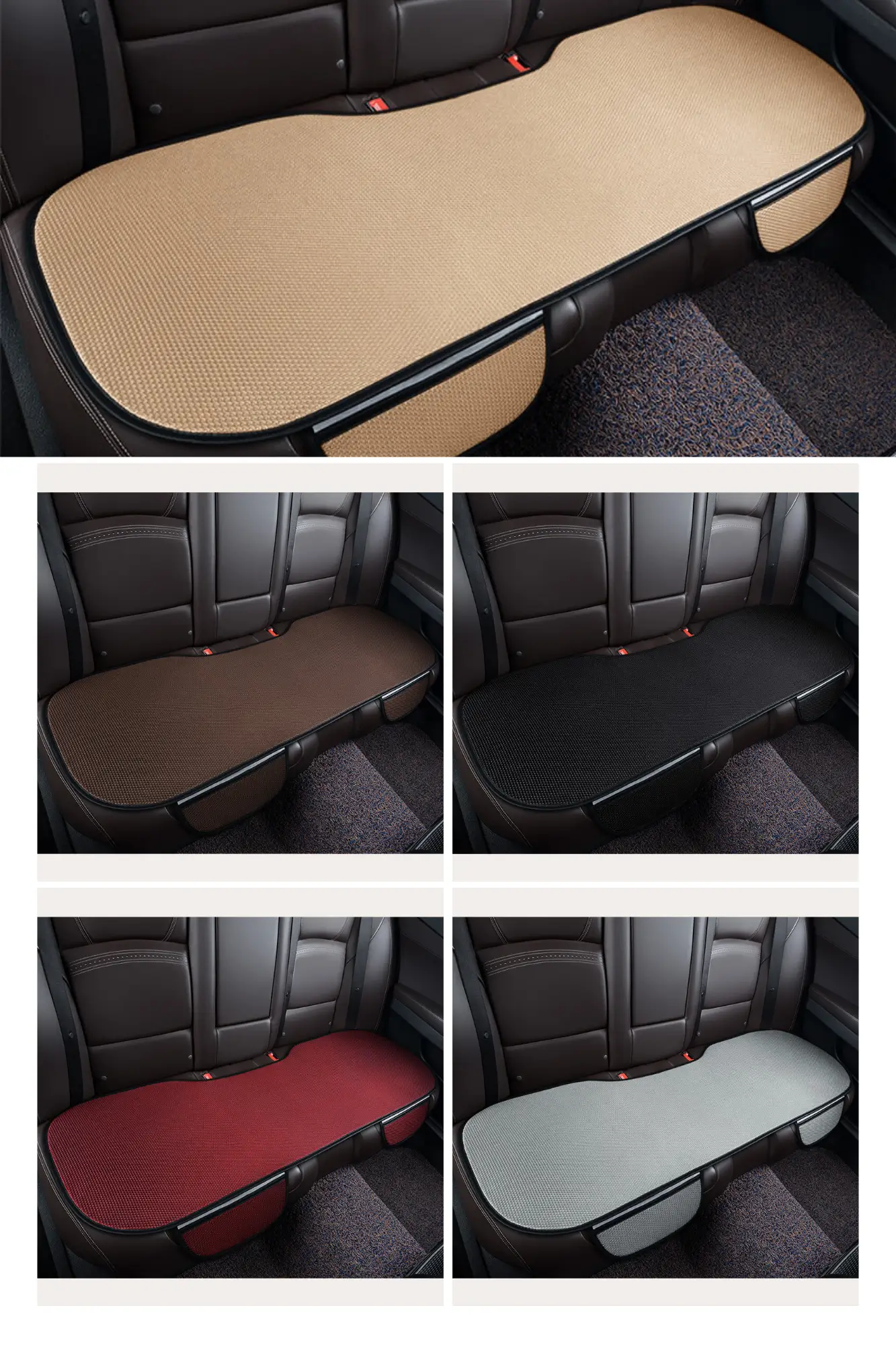 Pokrowce na tylne siedziska foteli samochodowych w różnych kolorach