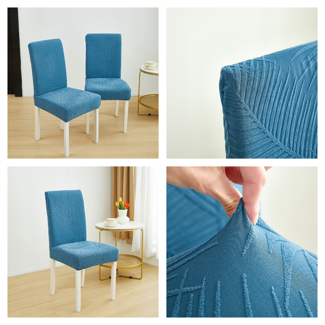 Żakardowy pokrowiec na krzesło