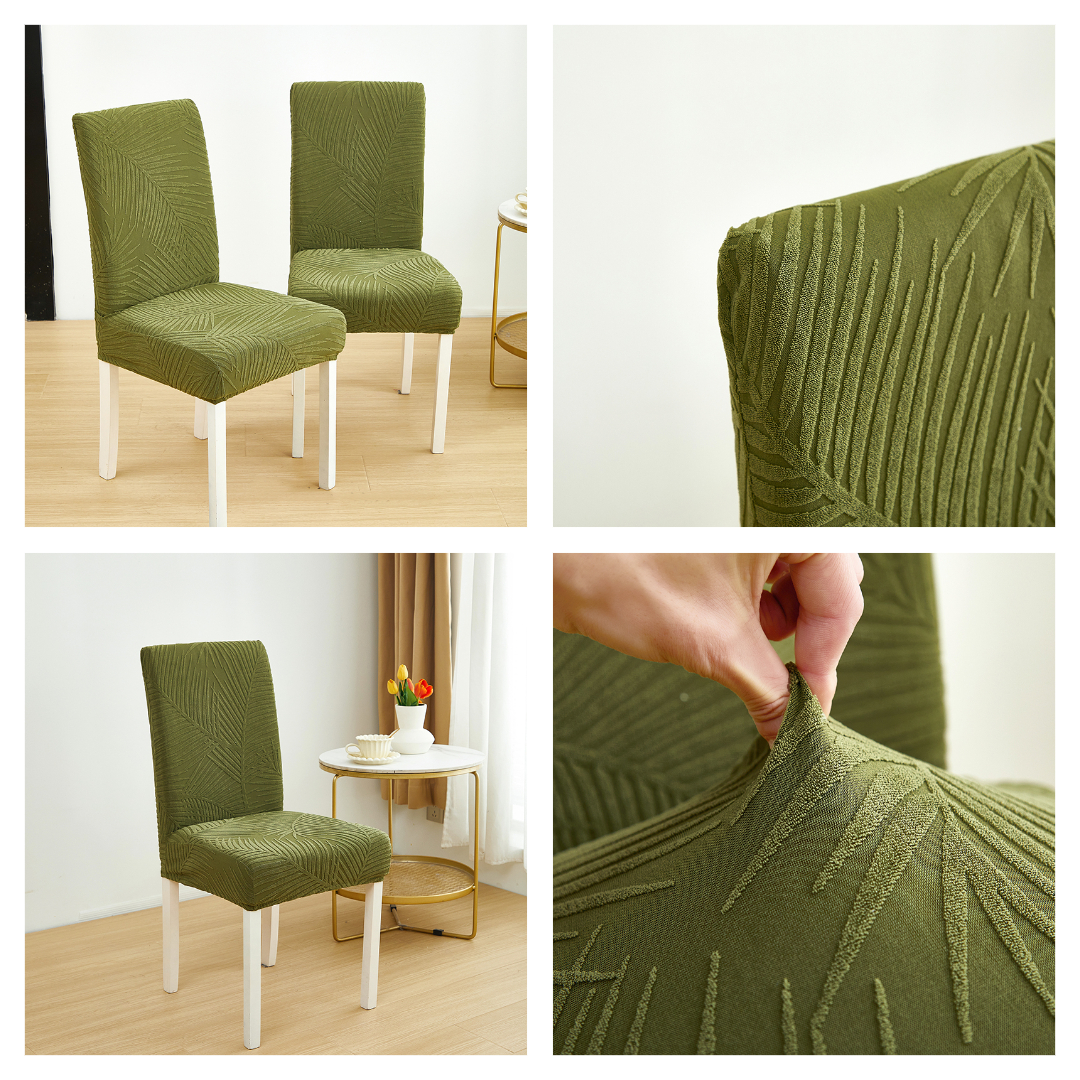 Żakardowy pokrowiec na krzesło