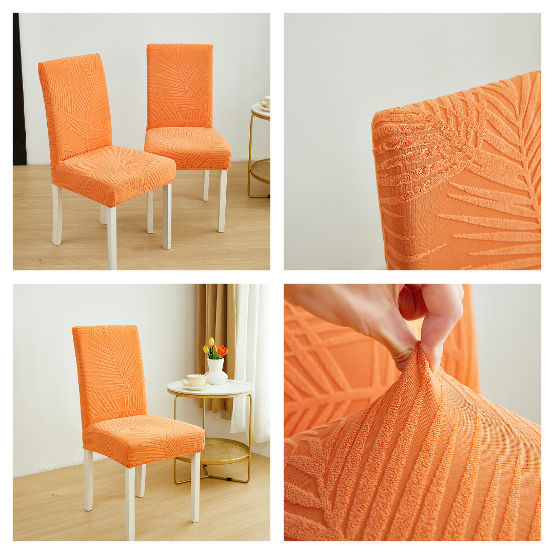 Żakardowy pokrowiec na krzesło