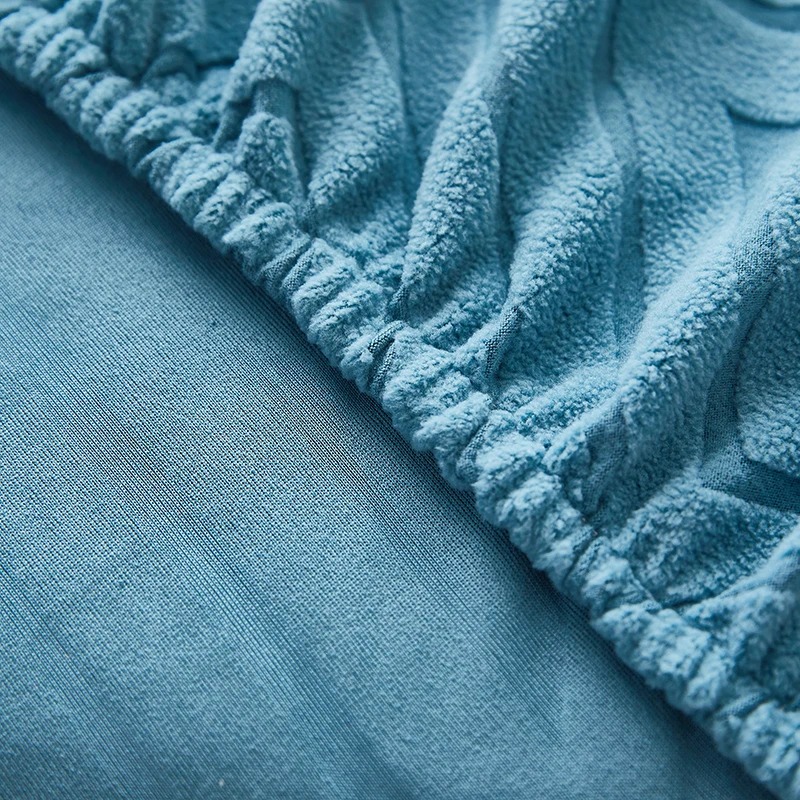 żakardowy pokrowiec na zagłówek łóżka