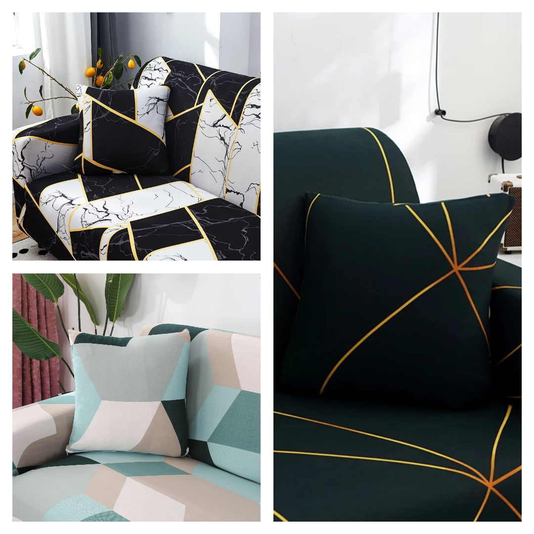 Wzorzyste poszewki na poduszki 45x45cm