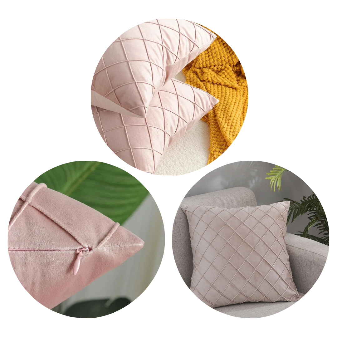 aksamitna - jedwabista poszewka na poduszkę