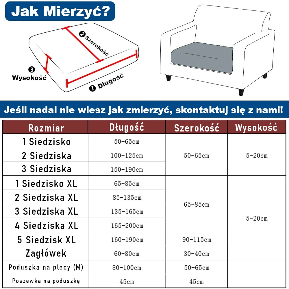 Jak mierzyc siedzisko