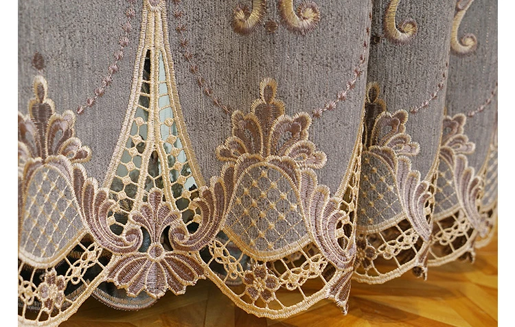 zasłony do salonu z eleganckim wykończeniem