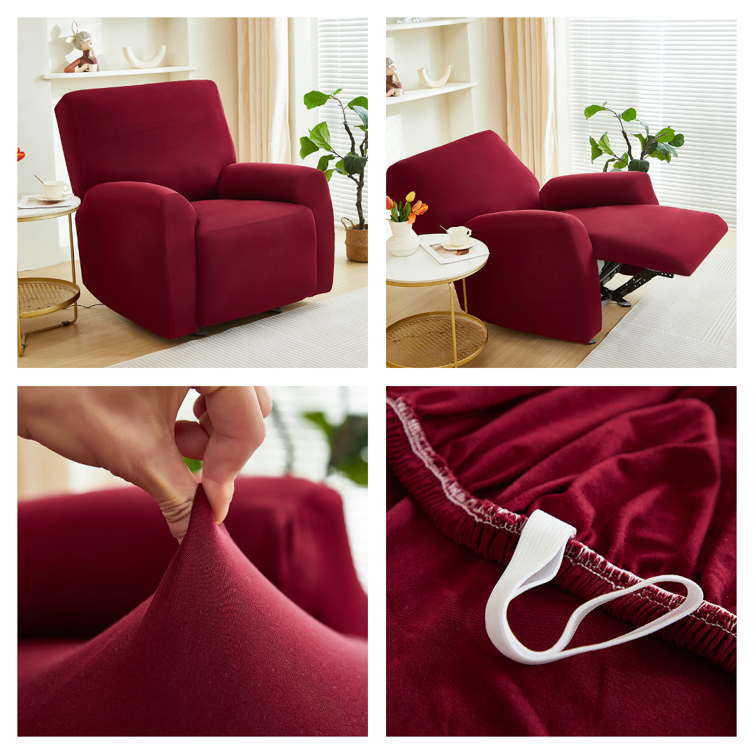 Pokrowiec na fotel rozkładany - materiał z bliska