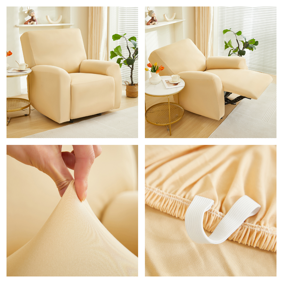 Pokrowiec na fotel rozkładany - materiał z bliska