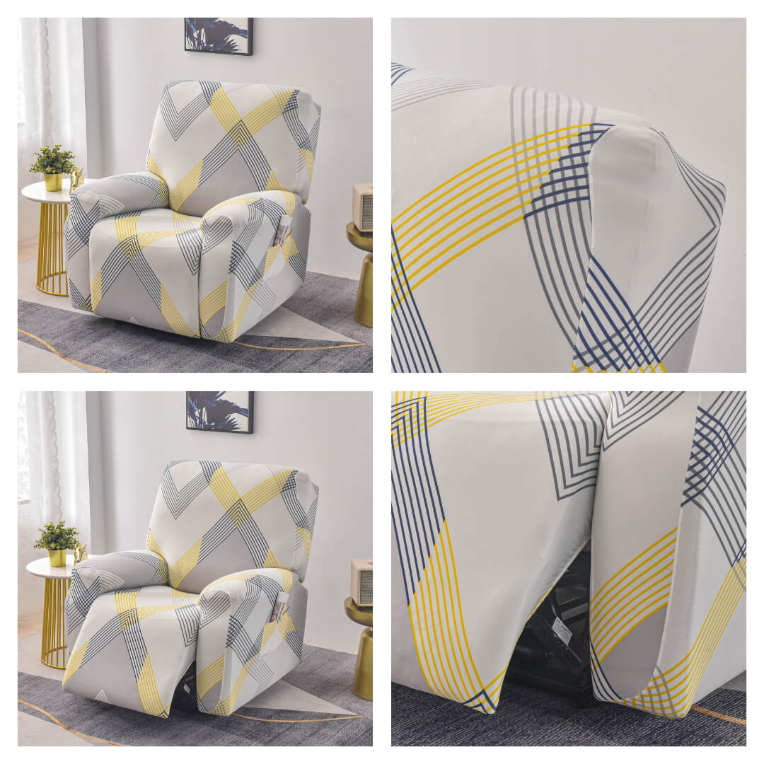 Pokrowiec na fotel rozkładany - materiał z bliska