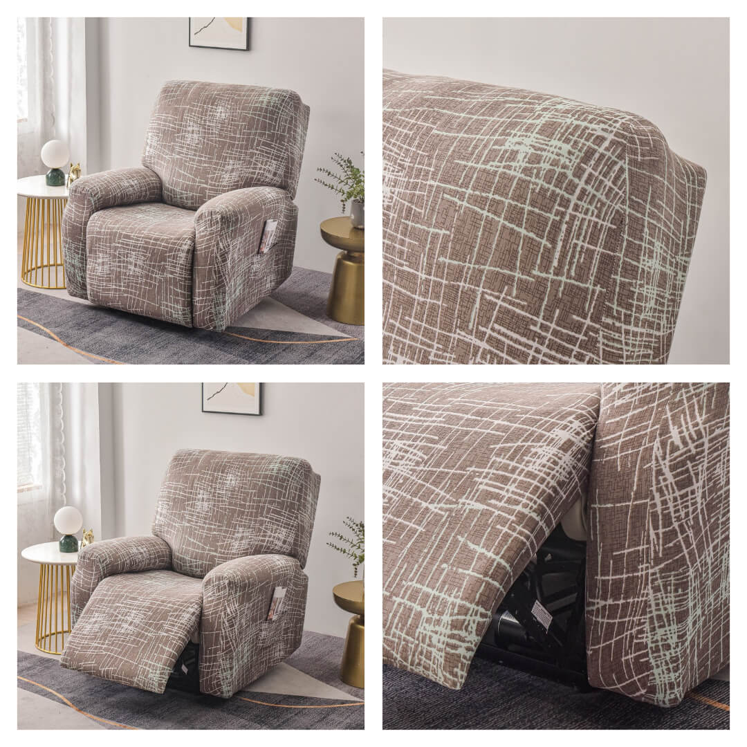 Pokrowiec na fotel rozkładany - materiał z bliska