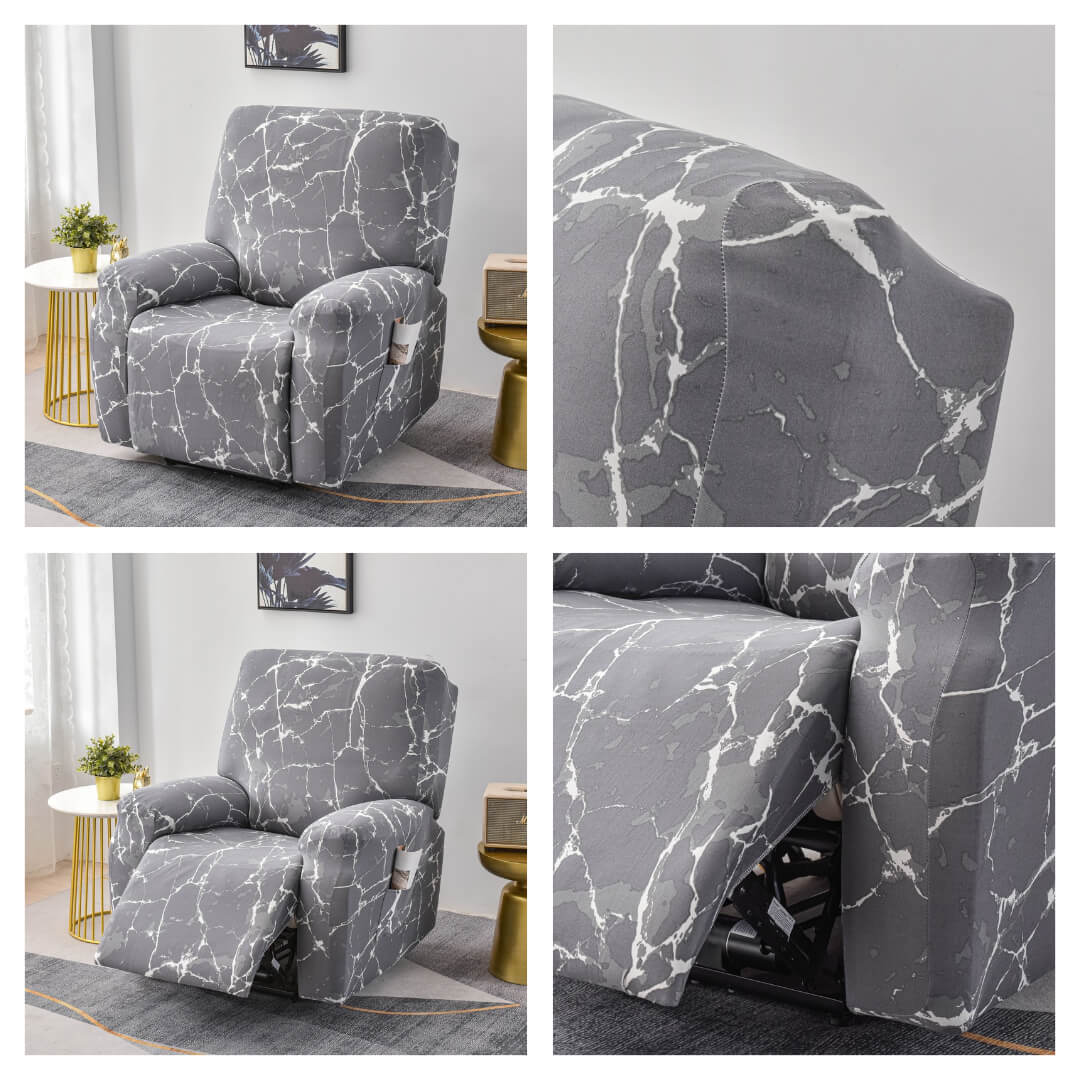 Pokrowiec na fotel rozkładany - materiał z bliska