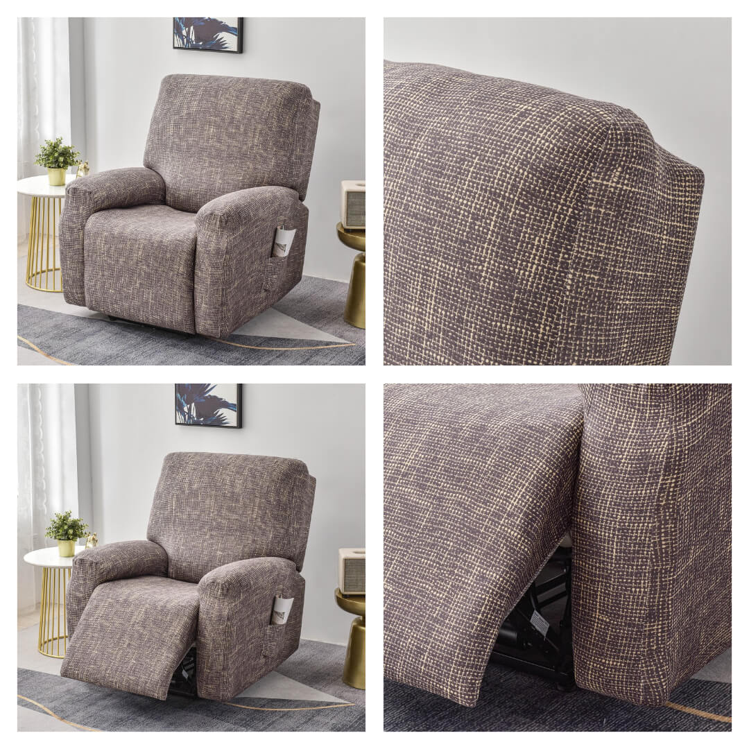 Pokrowiec na fotel rozkładany - materiał z bliska