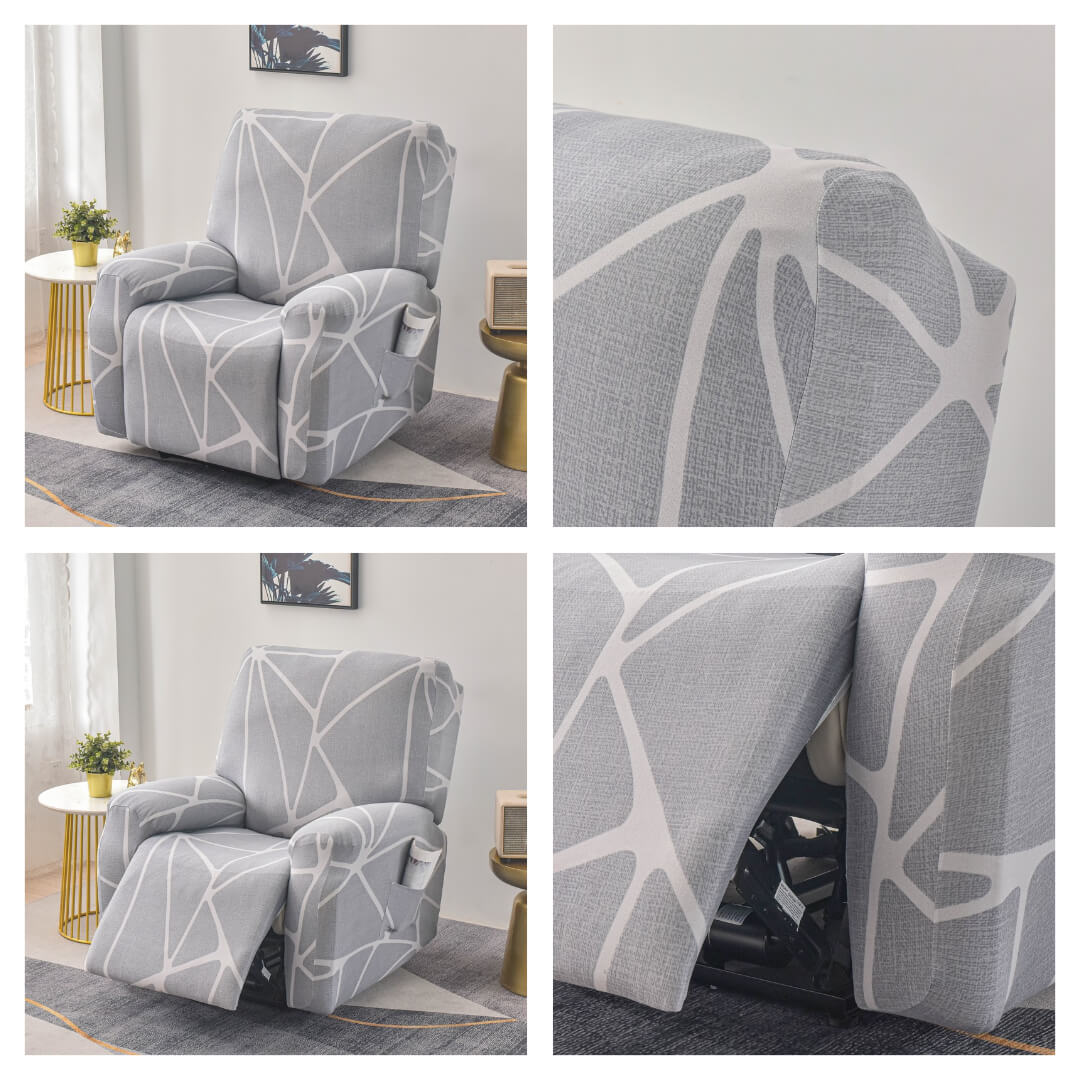 Pokrowiec na fotel rozkładany - materiał z bliska