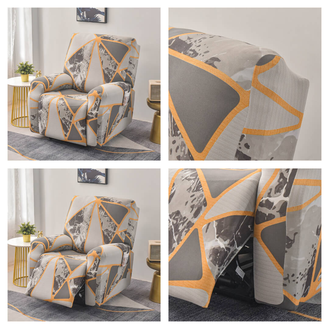 Pokrowiec na fotel rozkładany - materiał z bliska