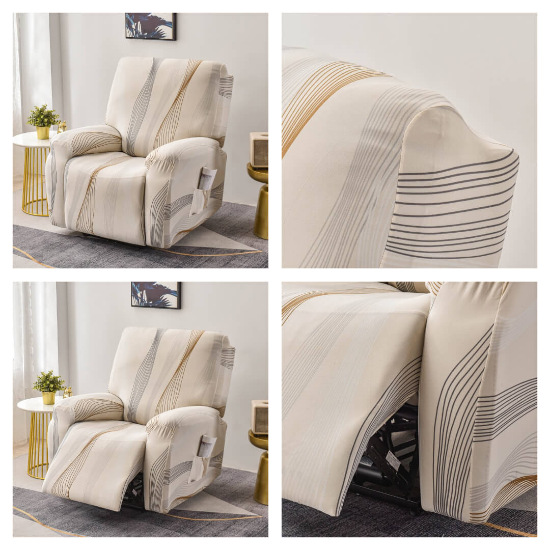 Pokrowiec na fotel rozkładany - materiał z bliska