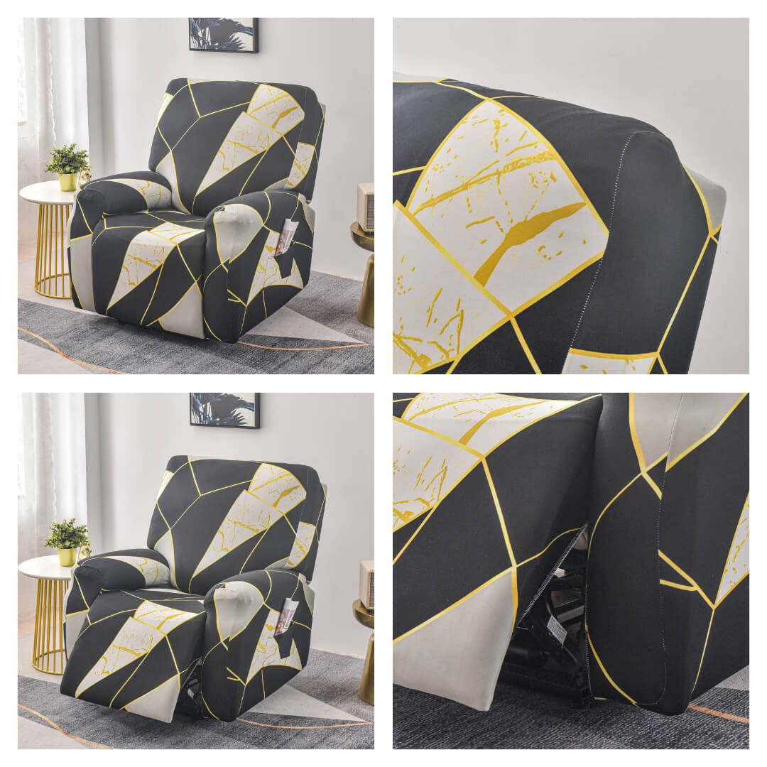 Pokrowiec na fotel rozkładany - materiał z bliska