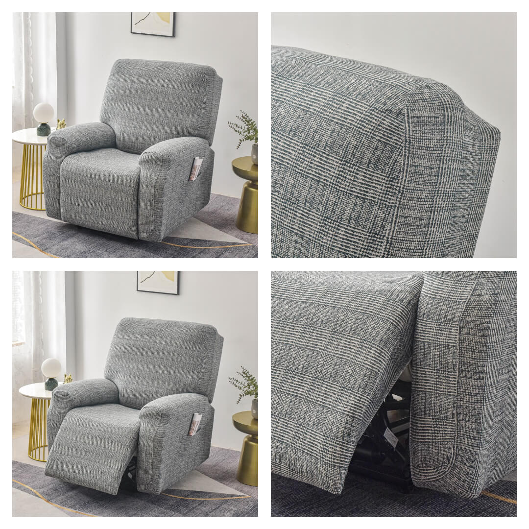 Pokrowiec na fotel rozkładany - materiał z bliska