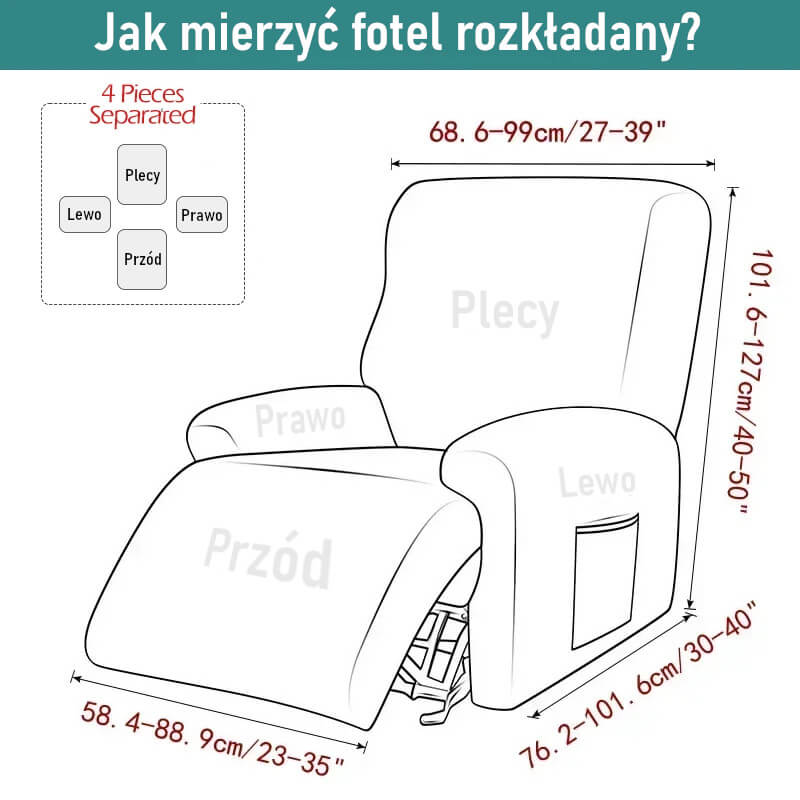Jak zmierzyc fotel rozkładany - wypoczynkowy