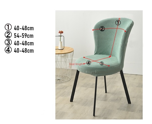 WODOOPORNY POKROWIEC NA KRZESŁO DO KUCHNI - JADALNI - SALONU - Jak sprawdzić rozmiar? Czy pasuje?