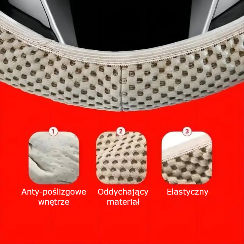 Elastyczny pokrowiec na kierownicę - zalety
