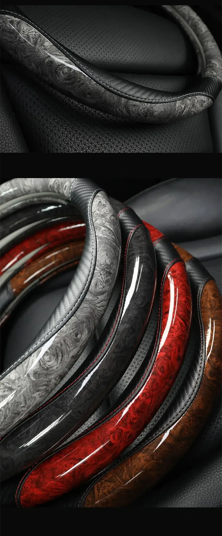 Pokrowiec na kierownicę o rozmiarze 38cm