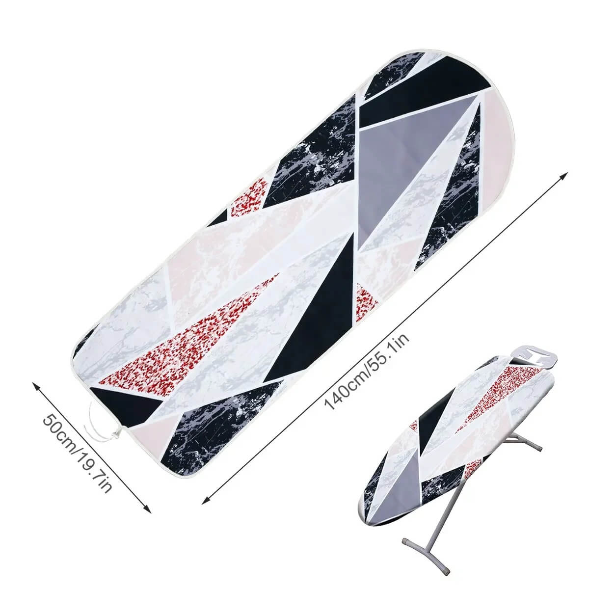 Rozmiar 140x50cm - pokrowiec na deskę do prasowania