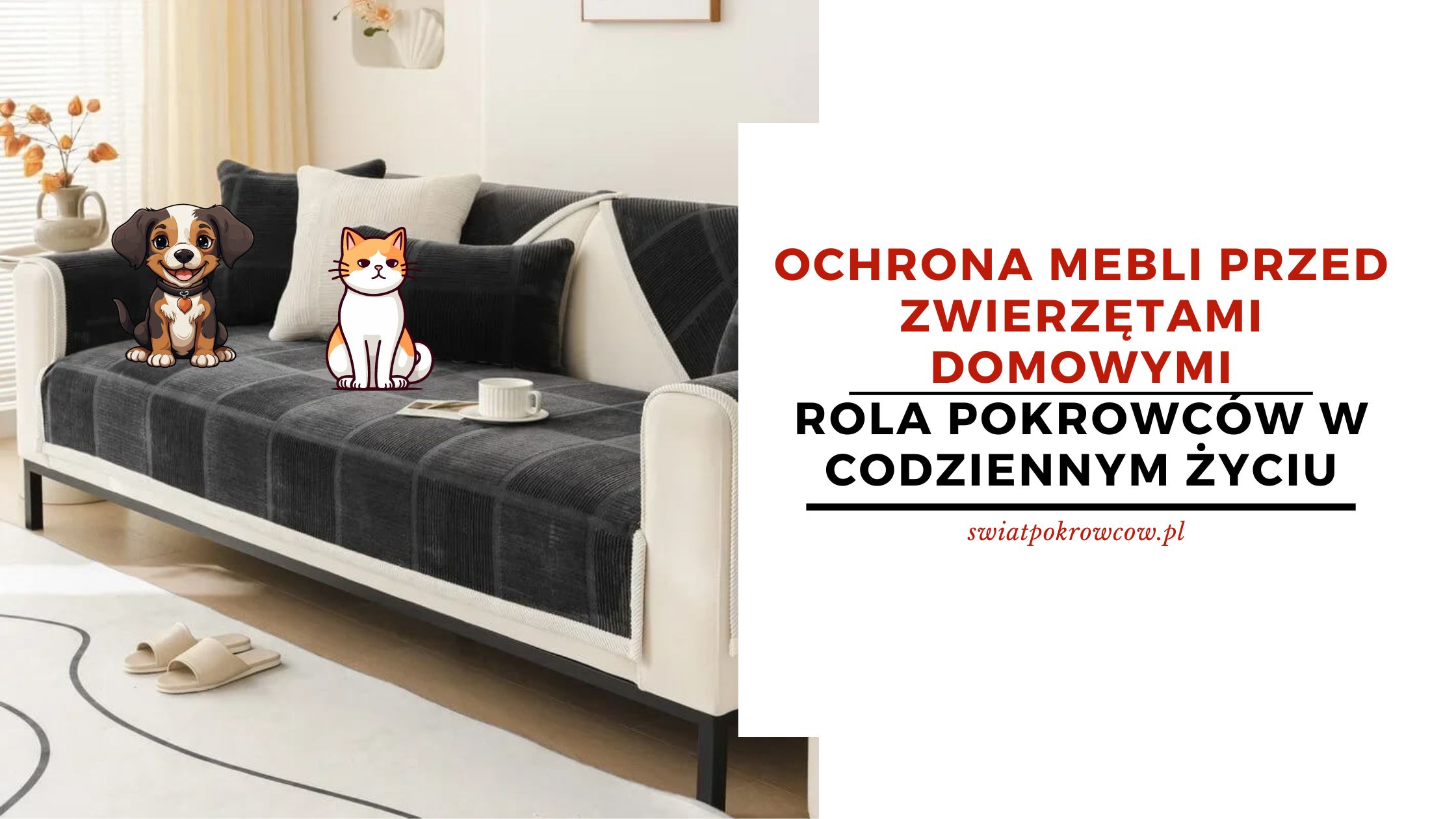 Ochrona mebli przed zwierzętami domowymi - rola pokrowców w codziennym życiu