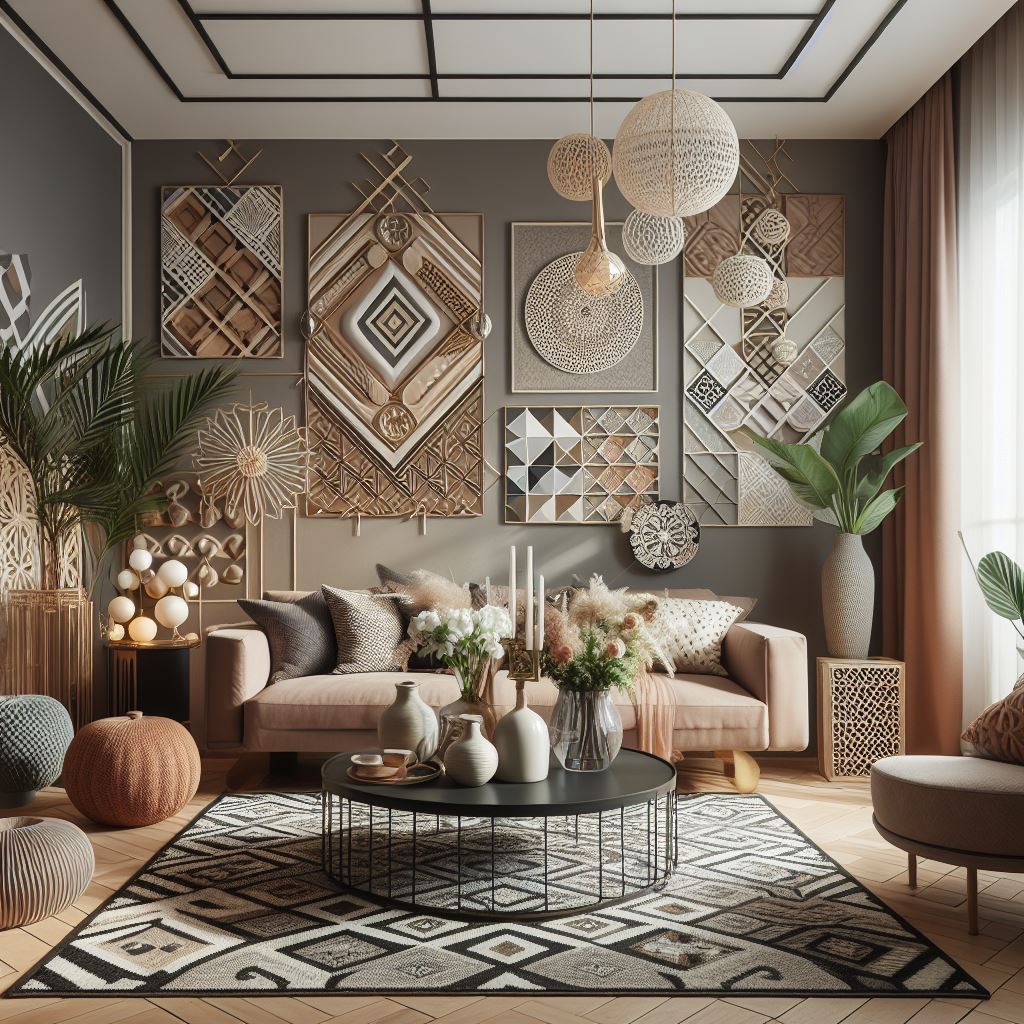 Wzory, które będą królować we wnętrzach w 2024 roku.